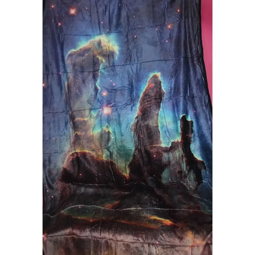 Loot Crate Nasa Space Scene Nebula Blanket 37 x 60 Polyester